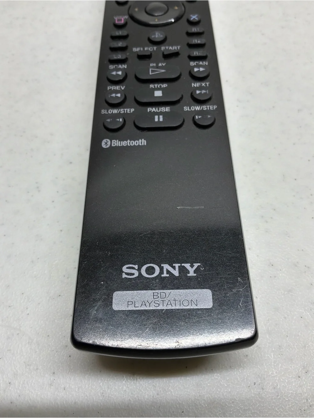 Sony Black BD PlayStation Bluetooth Remote with Color Function Buttons